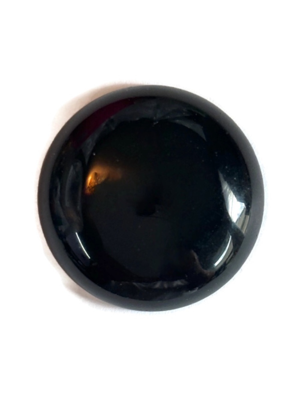 As Low As $2 Black Onyx Domed Stone Cabochon 26mm x 6mm (1)